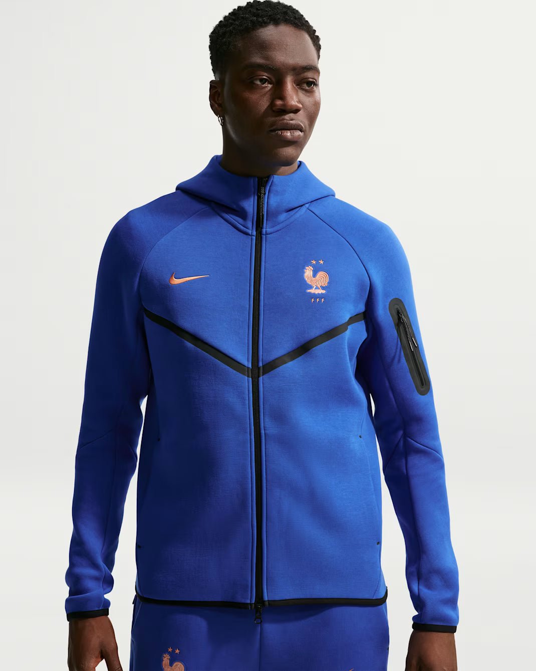 FFF Tech Fleece Windrunner Nike Football Hoodie mit durchgehendem Reißverschluss