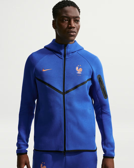 FFF Tech Fleece Windrunner Nike Football Hoodie mit durchgehendem Reißverschluss - CitySportFrance